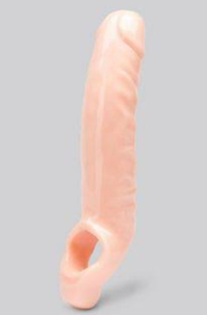 Ultra-Soft Reusable Silicone Extension Sleeve with Texture / Reusable Textured Silicone Enhancer Sleeve for Men