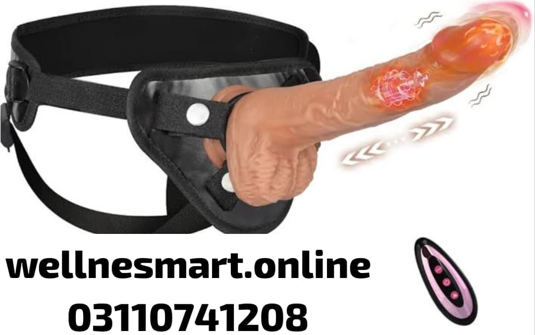 Ultra-Realistic Heated & Rotating Automatic Dildo with Wireless Remote & Suction Base With Belt,/ Strep