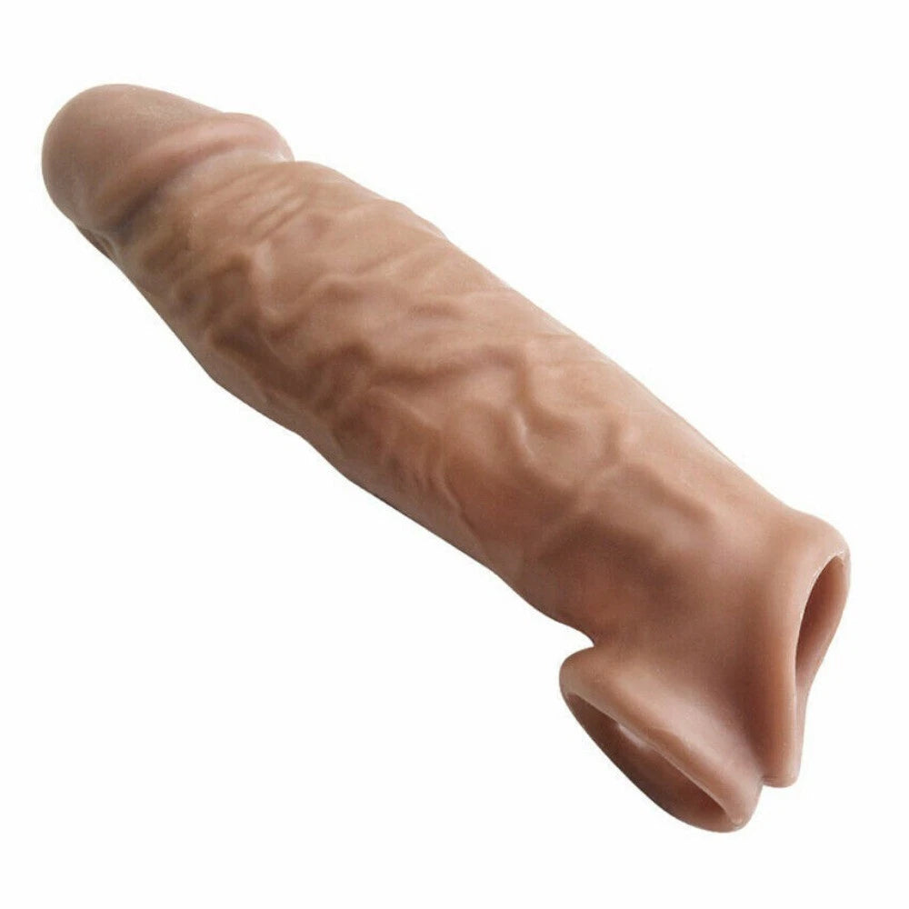 Premium Dragon Realistic Silicone Reusable Condom (8 Inch)