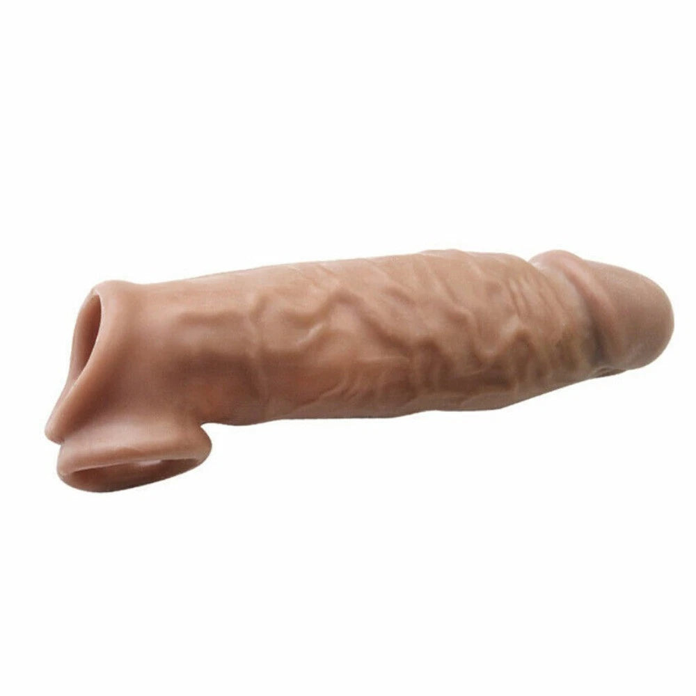 Premium Dragon Realistic Silicone Reusable Condom (8 Inch)