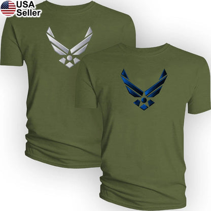 USAF T-Shirt US Air Force PT Physical Training Military Gym Workout JUF03