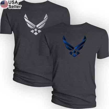 USAF T-Shirt US Air Force PT Physical Training Military Gym Workout JUF03