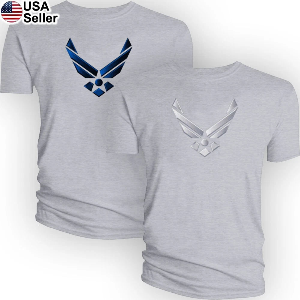 USAF T-Shirt US Air Force PT Physical Training Military Gym Workout JUF03