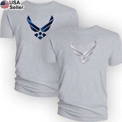 USAF T-Shirt US Air Force PT Physical Training Military Gym Workout JUF03