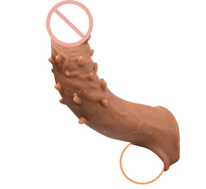 Premium Spiked Silicone Reusable Condom (6 Inch)