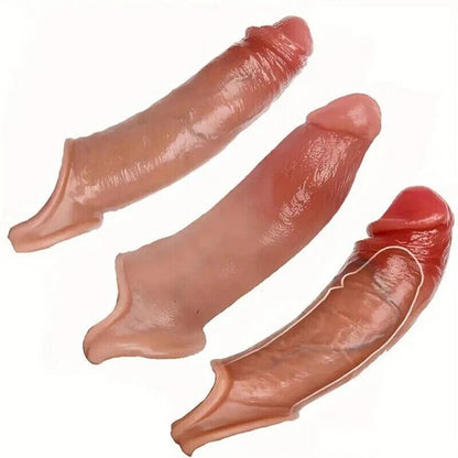 Premium Silicone Reusable Condom & Extender Sleeve