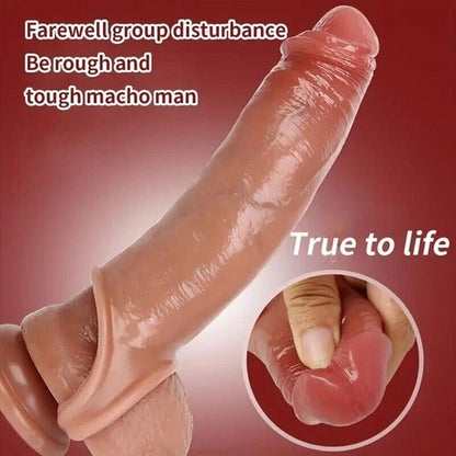 Premium Silicone Reusable Condom & Extender Sleeve