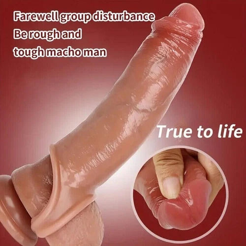 Premium Silicone Reusable Condom & Extender Sleeve