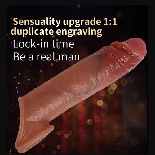 Premium Silicone Reusable Condom & Extender Sleeve
